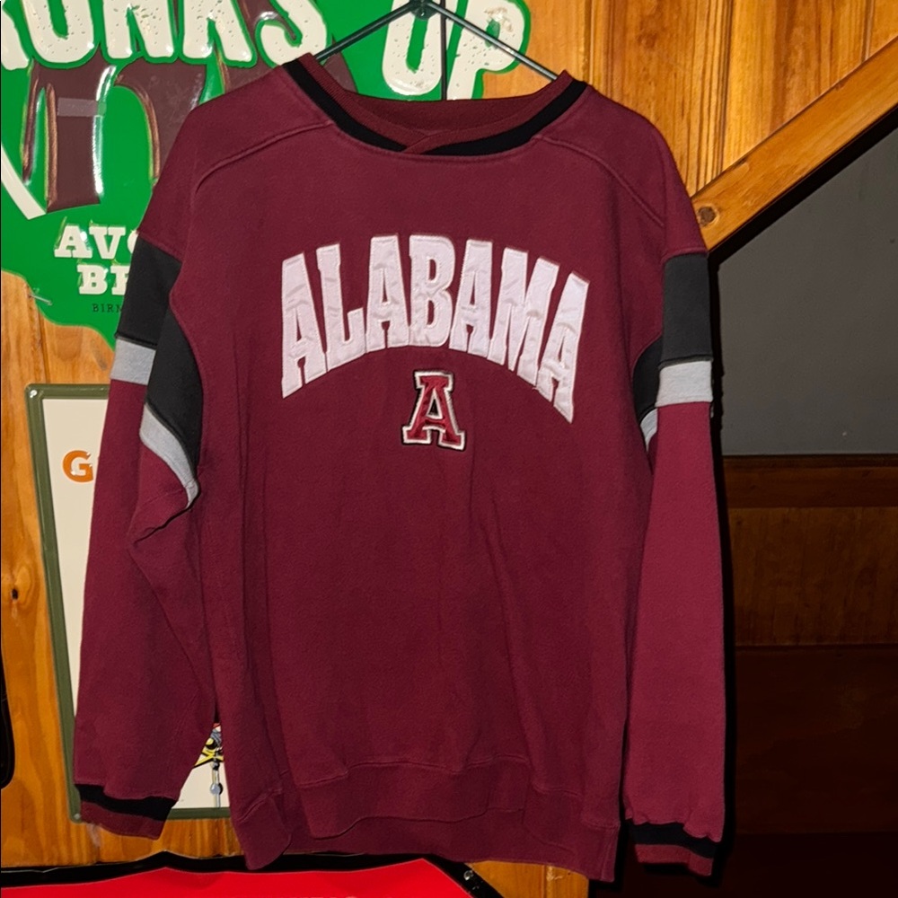 Galt Sand Large Alabama Men's Maroon Sweatshirt